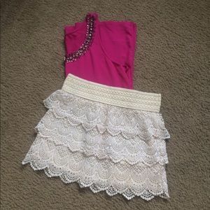 Crochet skirt